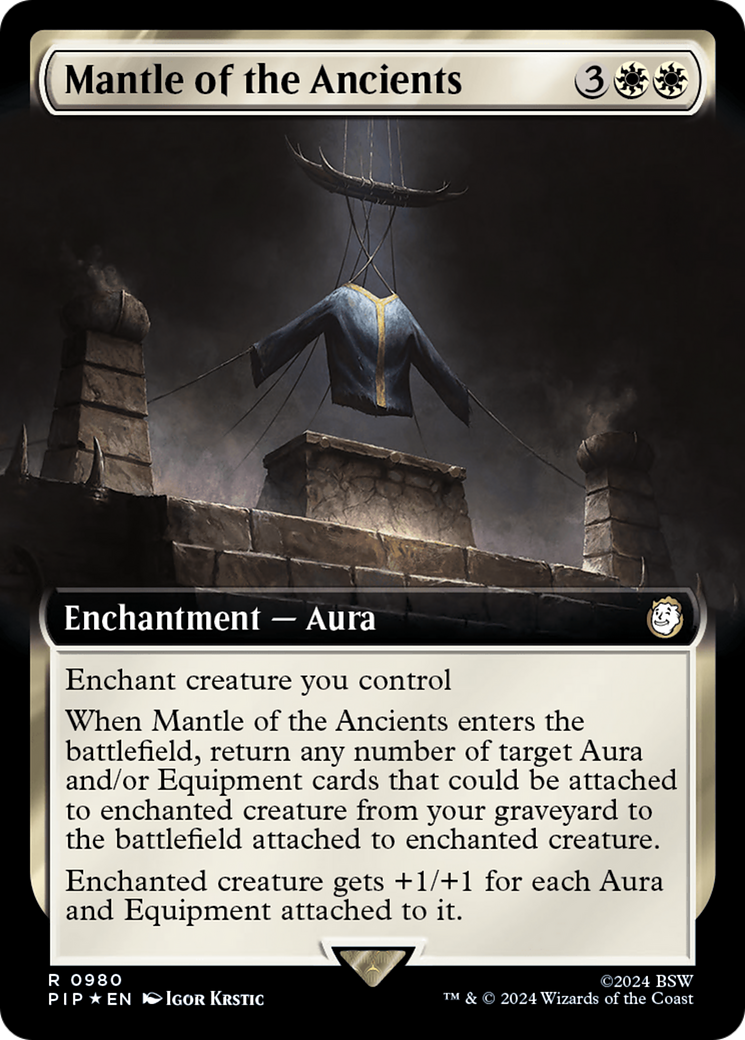 Mantle of the Ancients (Extended Art) (Surge Foil) [Fallout] | Sanctuary Gaming
