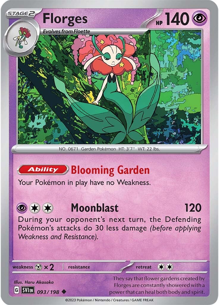 Florges (093/198) [Scarlet & Violet: Base Set] | Sanctuary Gaming