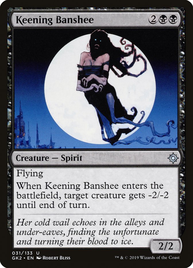 Keening Banshee [Ravnica Allegiance Guild Kit] | Sanctuary Gaming
