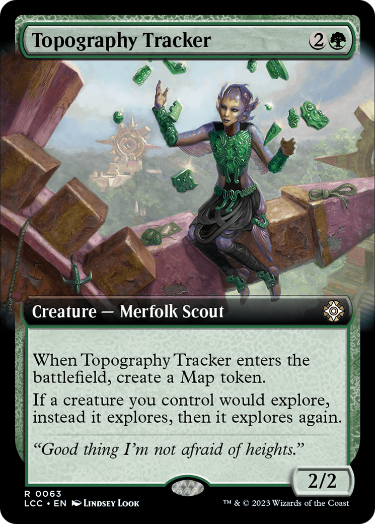 Topography Tracker (Extended Art) [The Lost Caverns of Ixalan Commander] | Sanctuary Gaming