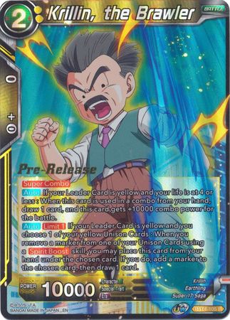 Krillin, the Brawler (BT14-105) [Cross Spirits Prerelease Promos] | Sanctuary Gaming