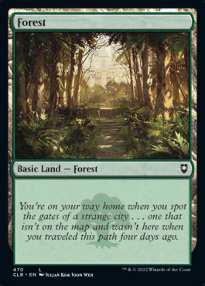 Forest (470) [Commander Legends: Battle for Baldur's Gate] | Sanctuary Gaming