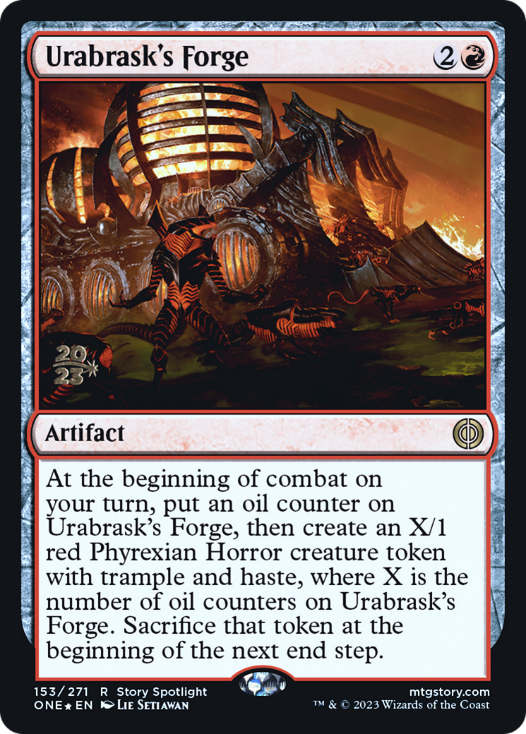 Urabrask's Forge [Phyrexia: All Will Be One Prerelease Promos] | Sanctuary Gaming