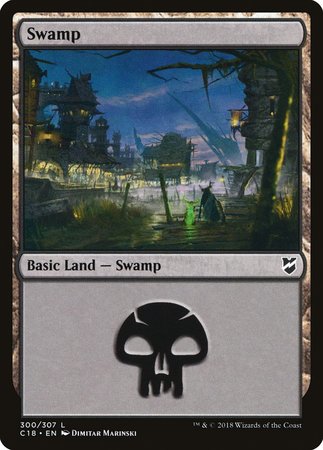 Swamp (300) [Commander 2018] | Sanctuary Gaming