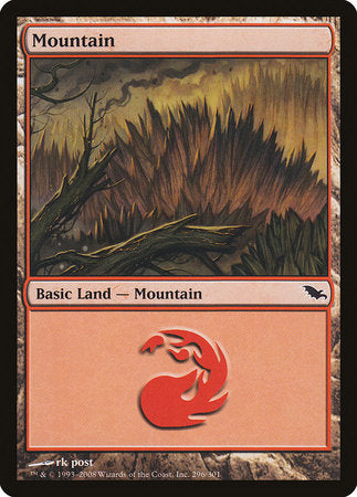 Mountain (296) [Shadowmoor] | Sanctuary Gaming
