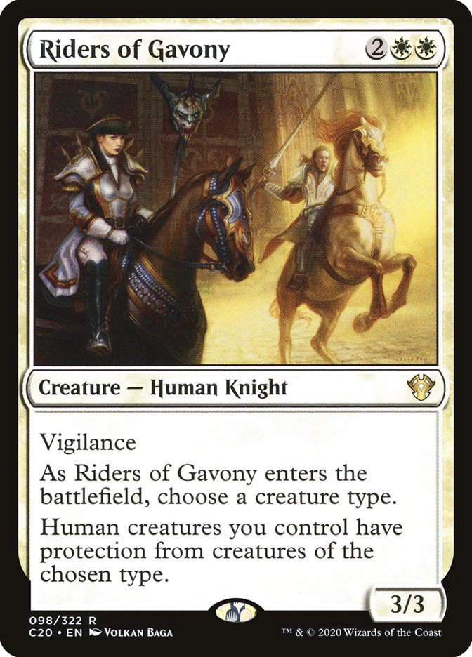 Riders of Gavony [Commander 2020] | Sanctuary Gaming