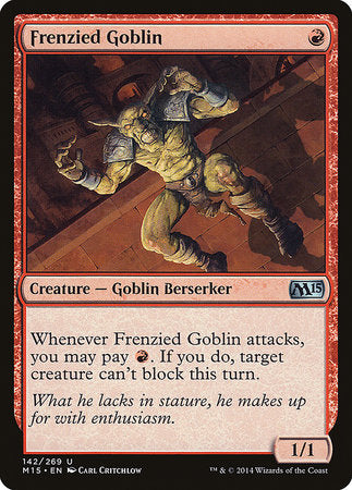 Frenzied Goblin [Magic 2015] | Sanctuary Gaming