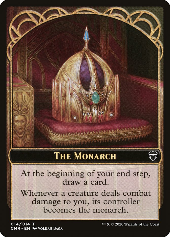 The Monarch // Treasure Token [Commander Legends Tokens] | Sanctuary Gaming
