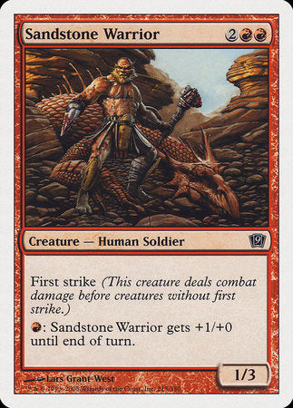 Sandstone Warrior [Ninth Edition] | Sanctuary Gaming