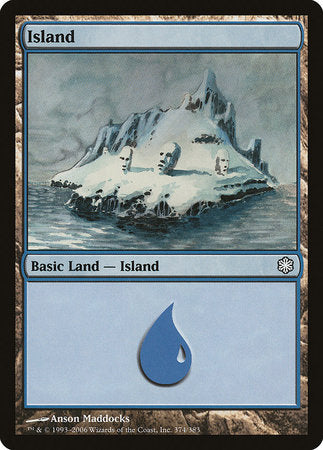 Island (374) [Coldsnap Theme Decks] | Sanctuary Gaming