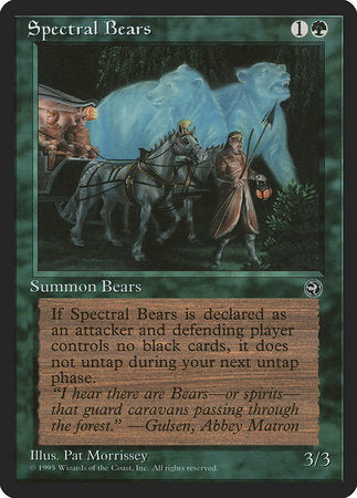 Spectral Bears [Homelands] | Sanctuary Gaming