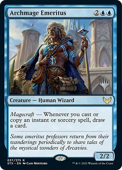 Archmage Emeritus (Promo Pack) [Strixhaven: School of Mages Promos] | Sanctuary Gaming