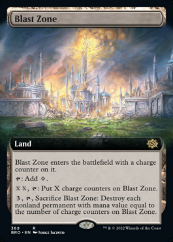 Blast Zone (Extended Art) [The Brothers' War] | Sanctuary Gaming