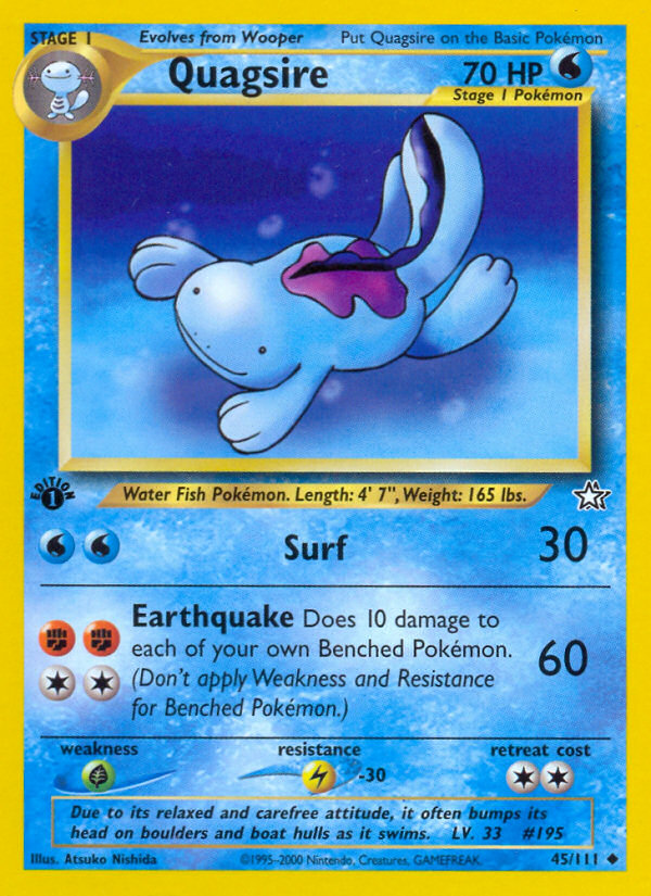 Quagsire (45/111) [Neo Genesis 1st Edition] | Sanctuary Gaming