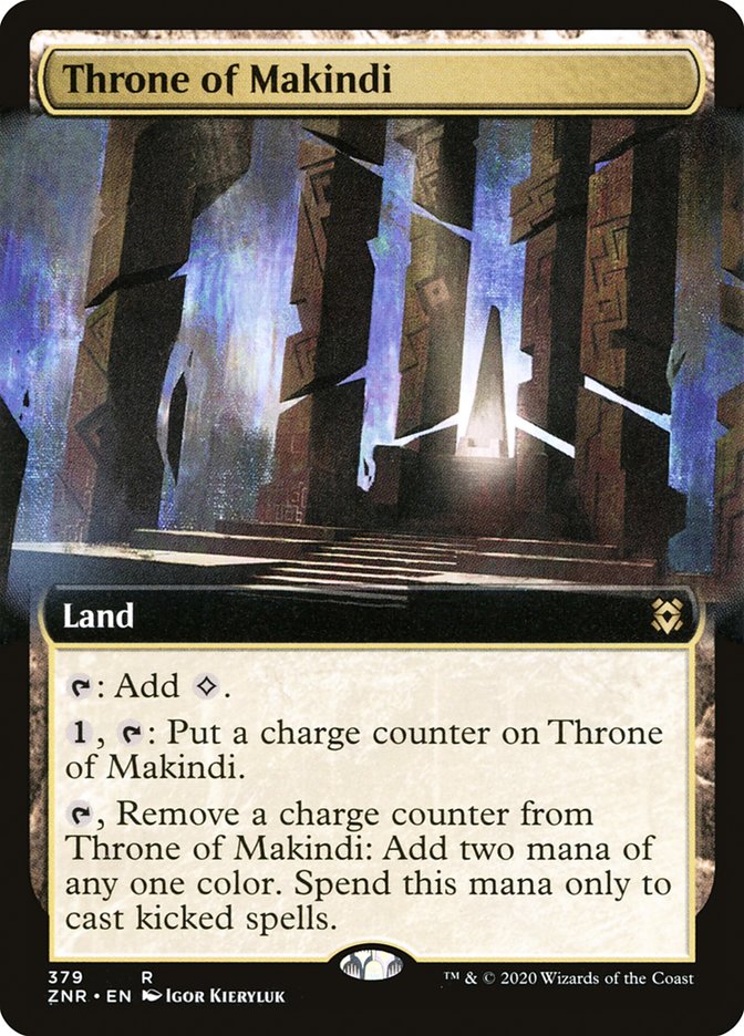 Throne of Makindi (Extended Art) [Zendikar Rising] | Sanctuary Gaming