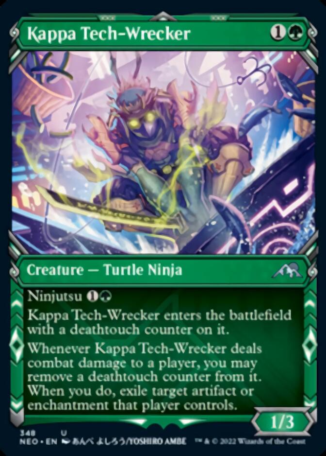 Kappa Tech-Wrecker (Showcase Ninja) [Kamigawa: Neon Dynasty] | Sanctuary Gaming
