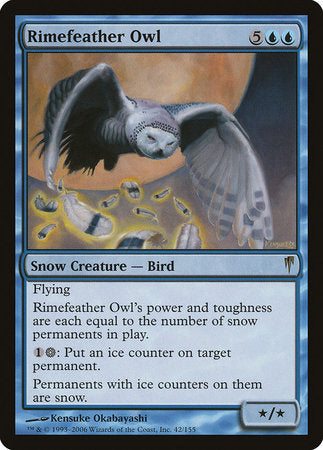 Rimefeather Owl [Coldsnap] | Sanctuary Gaming