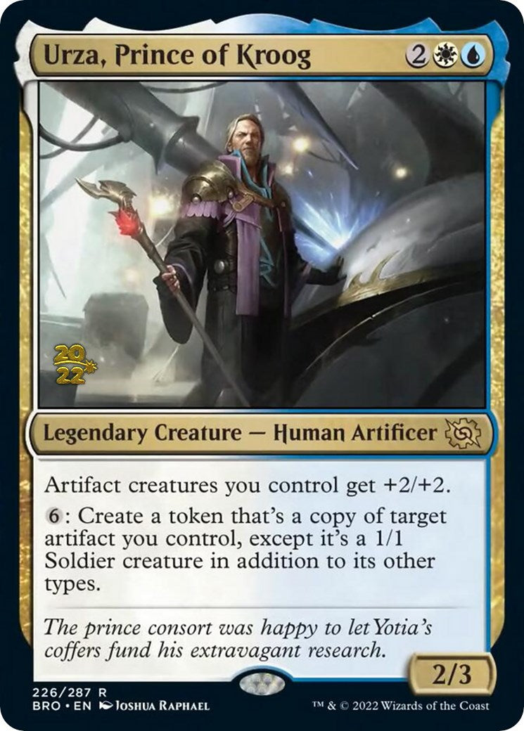 Urza, Prince of Kroog [The Brothers' War: Prerelease Promos] | Sanctuary Gaming