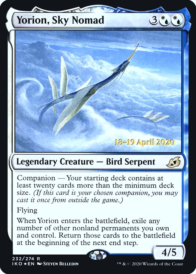 Yorion, Sky Nomad  [Ikoria: Lair of Behemoths Prerelease Promos] | Sanctuary Gaming