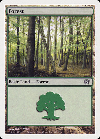 Forest (349) [Eighth Edition] | Sanctuary Gaming