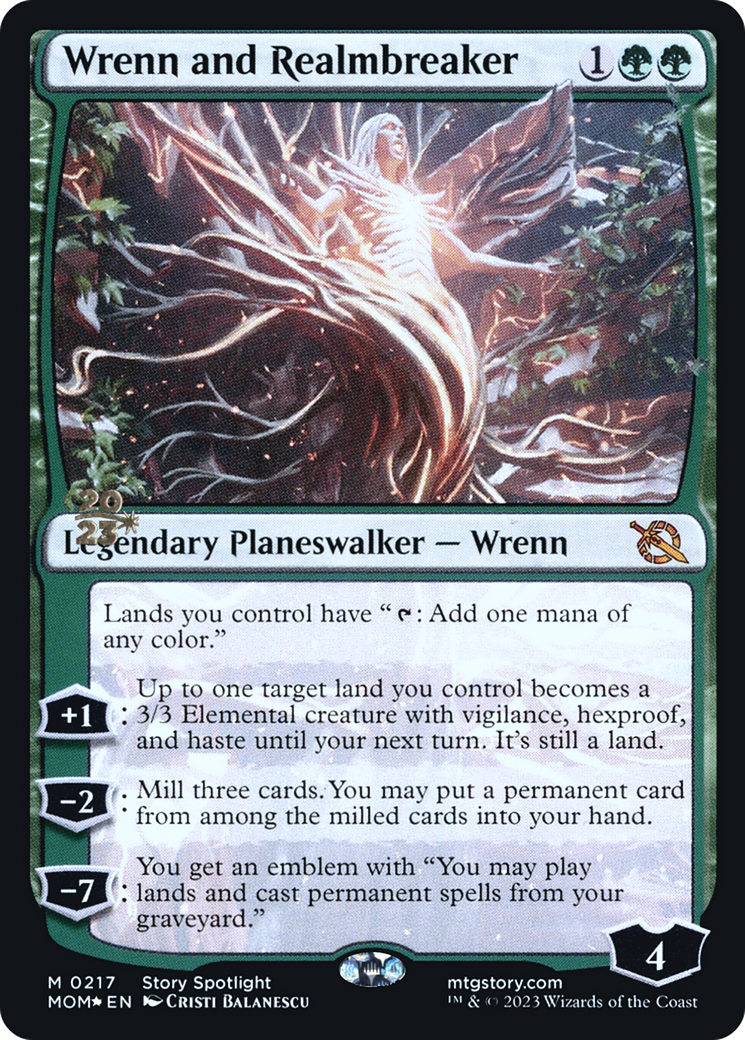 Wrenn and Realmbreaker [March of the Machine Prerelease Promos] | Sanctuary Gaming