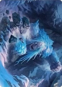 Icehide Troll Art Card [Kaldheim: Art Series] | Sanctuary Gaming