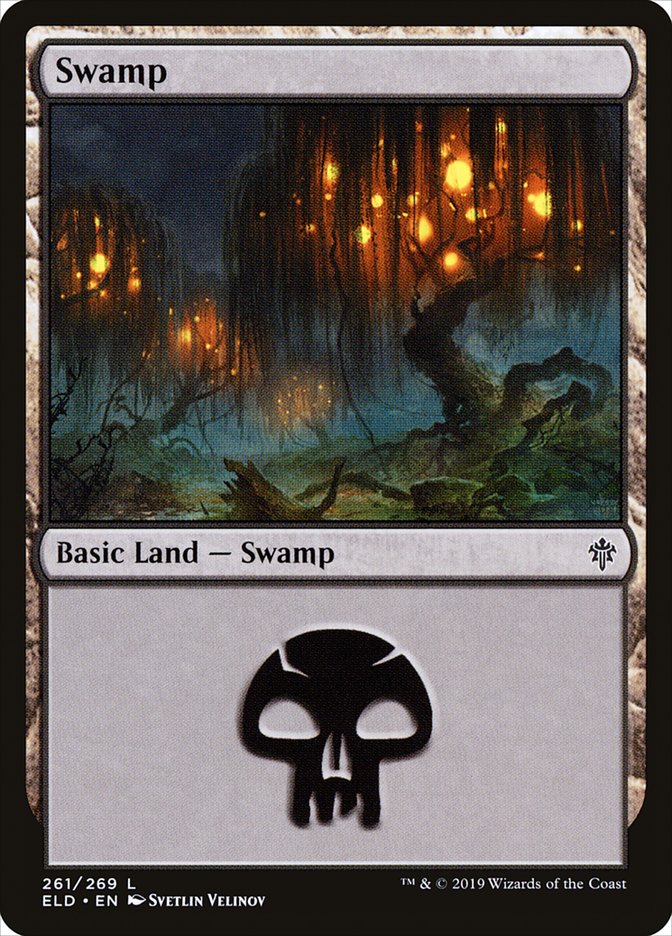 Swamp (261) [Throne of Eldraine] | Sanctuary Gaming