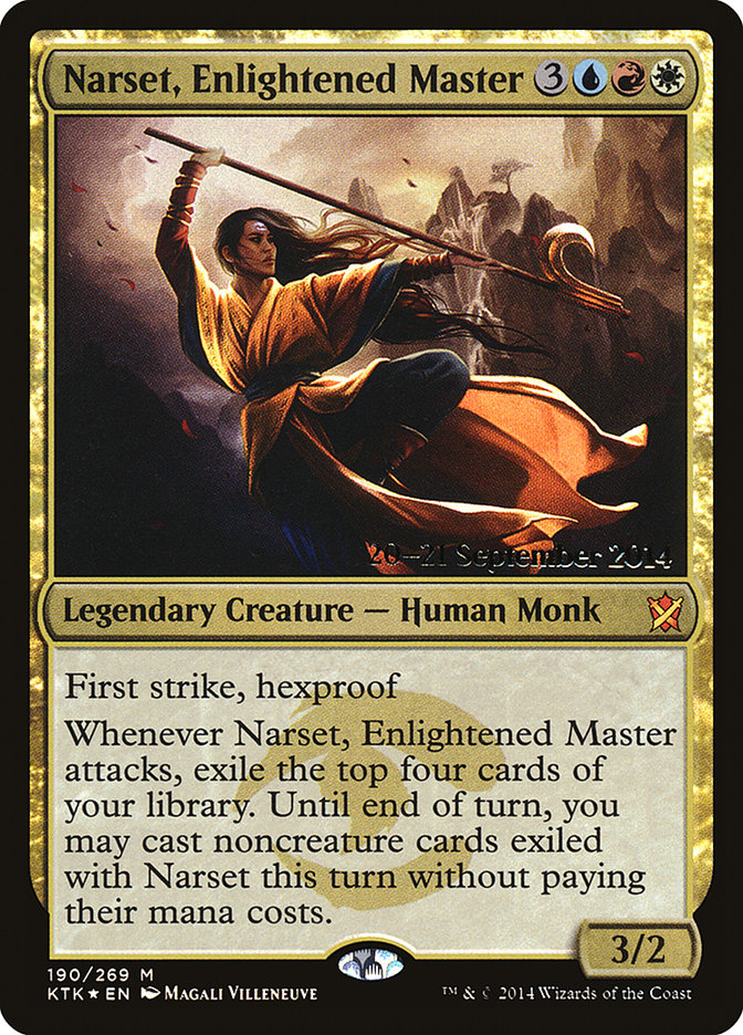 Narset, Enlightened Master  [Khans of Tarkir Prerelease Promos] | Sanctuary Gaming
