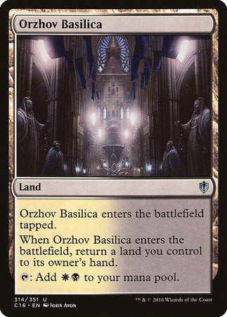 Orzhov Basilica [Commander 2016] | Sanctuary Gaming