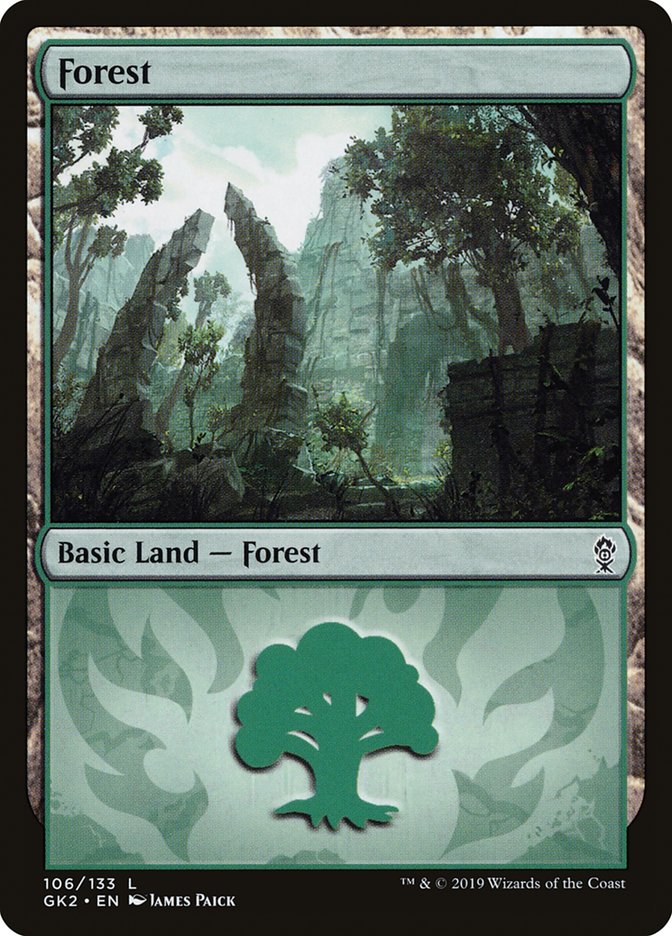 Forest (106) [Ravnica Allegiance Guild Kit] | Sanctuary Gaming