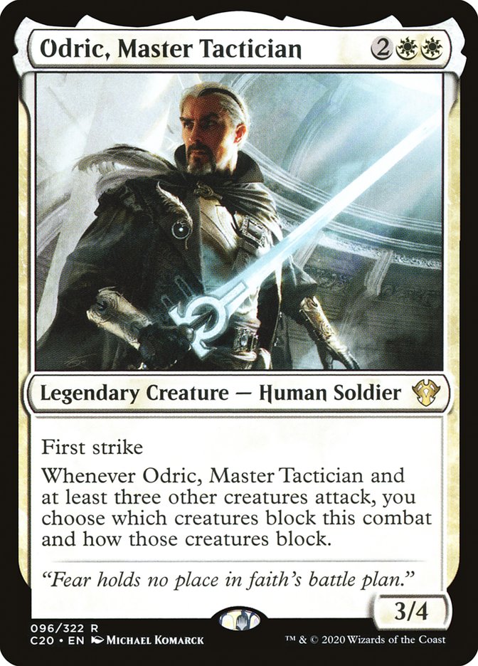 Odric, Master Tactician [Commander 2020] | Sanctuary Gaming
