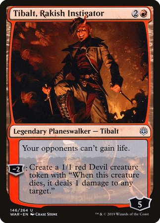Tibalt, Rakish Instigator [War of the Spark] | Sanctuary Gaming