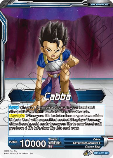 Cabba // SS Cabba, Proud Volley (BT15-031) [Saiyan Showdown Prerelease Promos] | Sanctuary Gaming