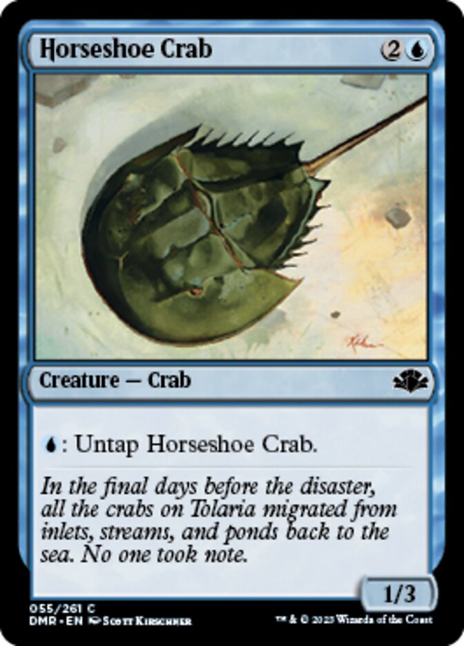 Horseshoe Crab [Dominaria Remastered] | Sanctuary Gaming