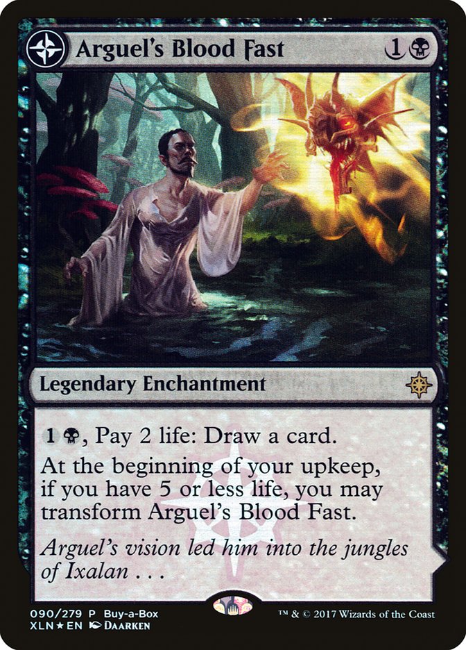 Arguel's Blood Fast // Temple of Aclazotz (Buy-A-Box) [Ixalan Treasure Chest] | Sanctuary Gaming