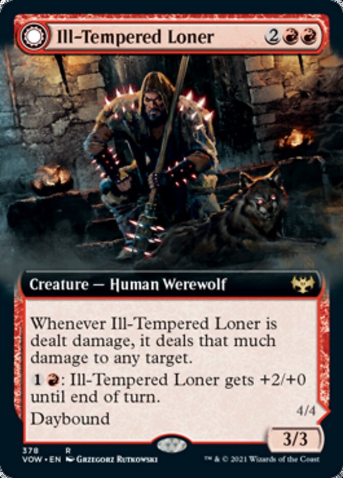 Ill-Tempered Loner // Howlpack Avenger (Extended) [Innistrad: Crimson Vow] | Sanctuary Gaming