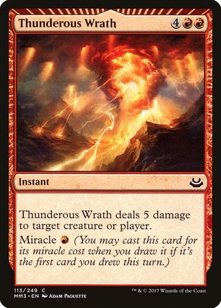Thunderous Wrath [Modern Masters 2017] | Sanctuary Gaming