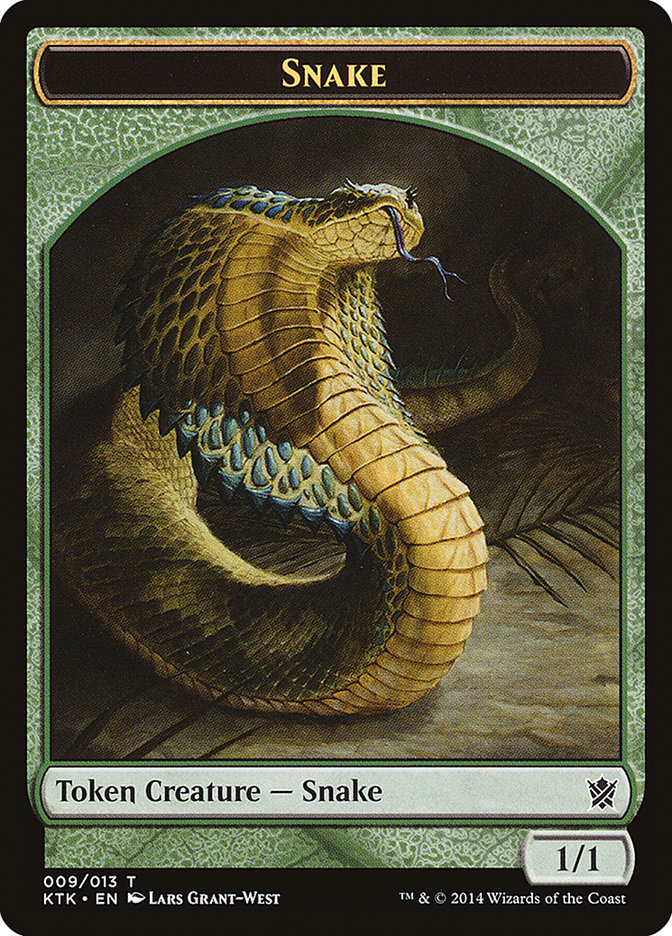 Snake [Khans of Tarkir Tokens] | Sanctuary Gaming