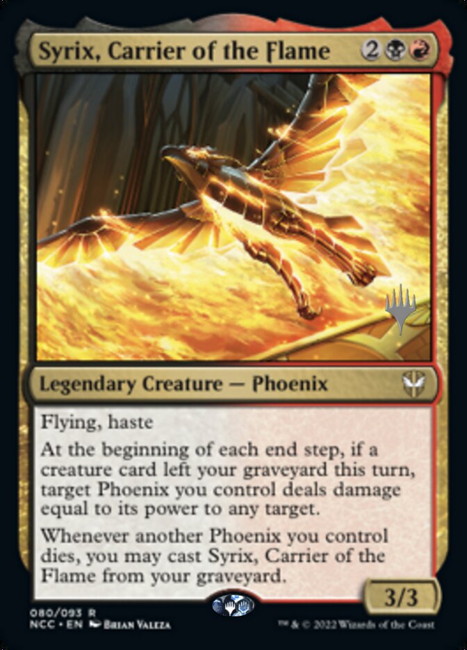 Syrix, Carrier of the Flame (Promo Pack) [Streets of New Capenna Commander Promos] | Sanctuary Gaming