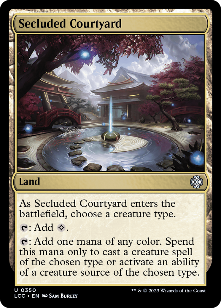 Secluded Courtyard [The Lost Caverns of Ixalan Commander] | Sanctuary Gaming
