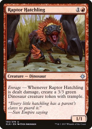Raptor Hatchling [Ixalan] | Sanctuary Gaming