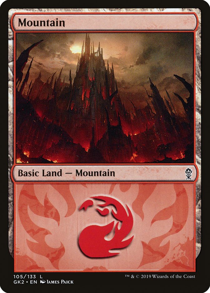 Mountain (105) [Ravnica Allegiance Guild Kit] | Sanctuary Gaming