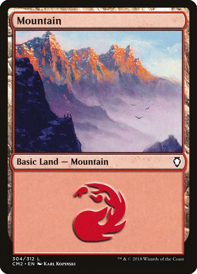 Mountain (304) [Commander Anthology Volume II] | Sanctuary Gaming