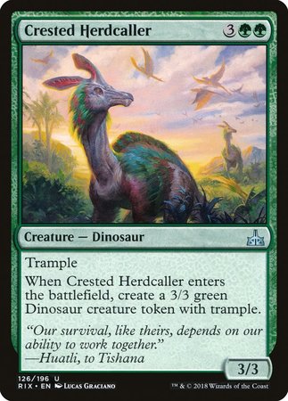Crested Herdcaller [Rivals of Ixalan] | Sanctuary Gaming