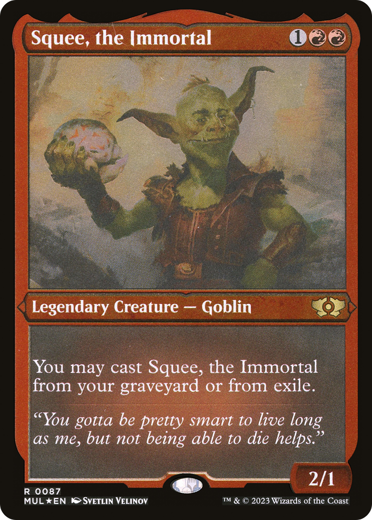 Squee, the Immortal (Foil Etched) [Multiverse Legends] | Sanctuary Gaming