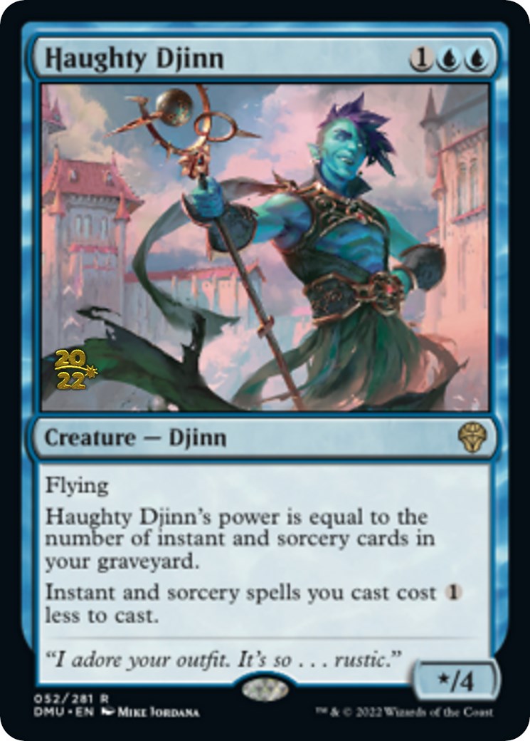 Haughty Djinn [Dominaria United Prerelease Promos] | Sanctuary Gaming