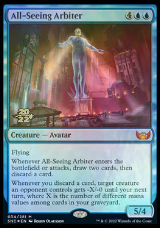 All-Seeing Arbiter [Streets of New Capenna Prerelease Promos] | Sanctuary Gaming