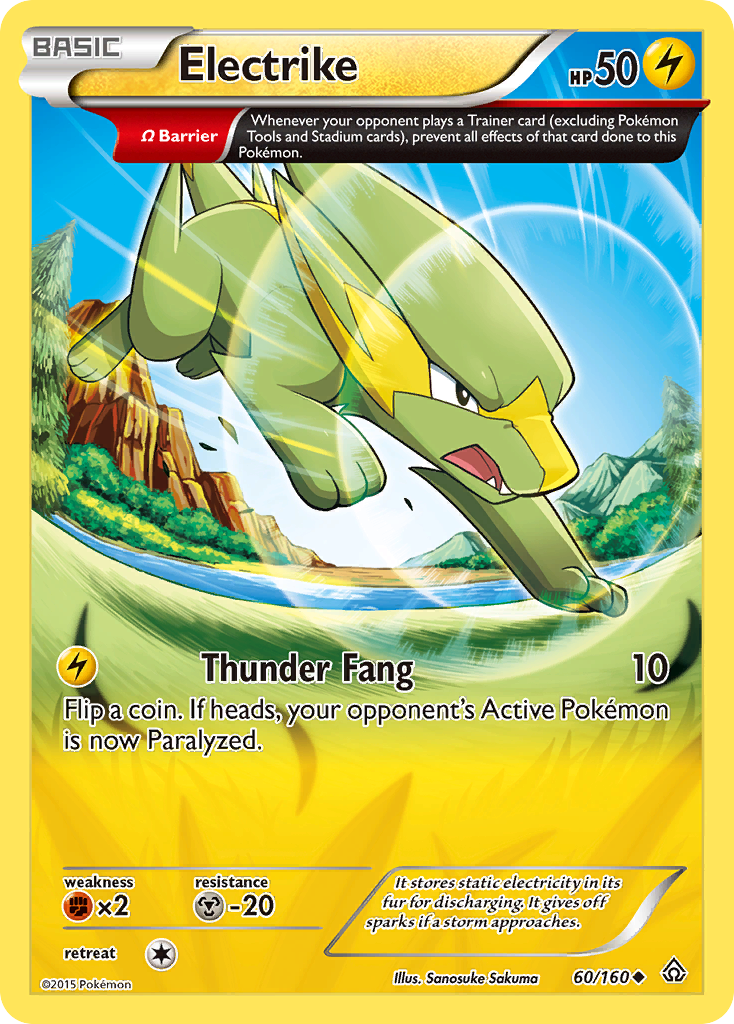 Electrike (60/160) [XY: Primal Clash] | Sanctuary Gaming