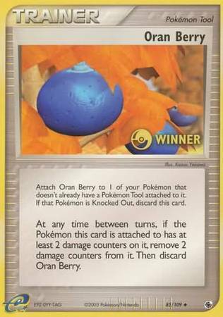 Oran Berry (85/109) (Winner) [EX: Ruby & Sapphire] | Sanctuary Gaming