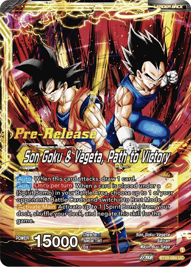 SS Vegito // Son Goku & Vegeta, Path to Victory (BT20-084) [Power Absorbed Prerelease Promos] | Sanctuary Gaming